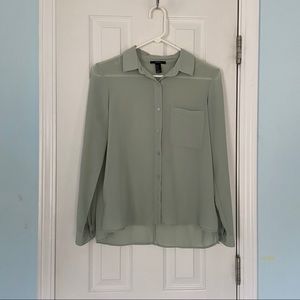 Forever 21 Green Blouse